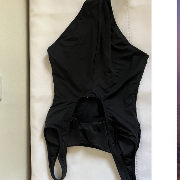 Polo Ralph Lauren Women's Martinique One Piece Swimsuit in Black Size Medium - Picture 5 of 6